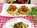 Anghinare umplute cu garnitura de legume