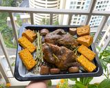 Foto langkah ke 6 dari resep Ayam Bumbu Rujak Cabe Ijo Pasti Nambah!.
