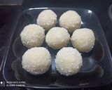 A picture of step 7 of Coconut ladoo.