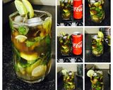A picture of step 4 of Virgin Black Mojito Mocktail.