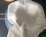 A picture of step 2 of Labneh - Lebanese Creamy Cheese لبنة.