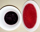 A picture of step 9 of Double berry cheesecake (raspberry+blueberry).