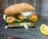 A picture of step 10 of Ultimate Fish Finger Sandwich.