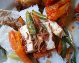 Foto langkah ke 5 dari resep Sayur lombok (sayur lontong).