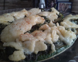 Foto del paso 7 de la receta: Calabacines🥒 con espinacas🌿, pasas de uva🍇 y queso🧀...🤔
