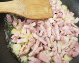 A picture of step 1 of My Bacon Cheese & Tomato Gnocchi 😀.