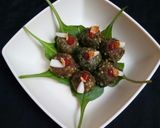 A picture of step 4 of Spinach Potato Corn Flakes Sago Balls.