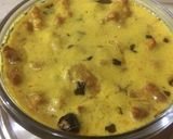 A picture of step 3 of Kadhi chawal.