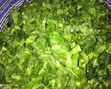 A picture of step 3 of Noodles veggies with Stockfish flakes.