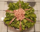 A picture of step 7 of Salade Niçoise.