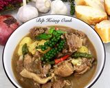 Hình bước làm 3 của món Vịt Nấu Tiêu Xanh