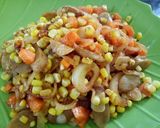 Foto langkah ke 4 dari resep Jagung tumis bombay.