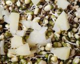 A picture of step 1 of Instant sprouts chaat.