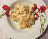 A picture of step 4 of Vegan Alfredo.