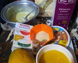 A picture of step 5 of Mango Cheese cake.