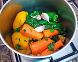 Foto del paso 1 de la receta: Potaje de garbanzos con judías verdes y espinacas