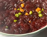A picture of step 2 of Cranberry Chutney/Relish.