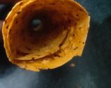 A picture of step 2 of Papad Paneer Corn Chat.
