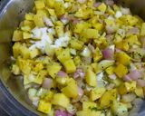 A picture of step 2 of Onion Potato Subzi.