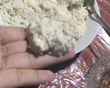 Foto langkah ke 2 dari resep Lemper Goreng KW/Nugget Nasi Isi Abon.