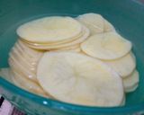 A picture of step 1 of Aloo ke Pakoray.