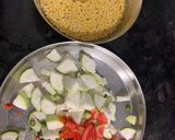 A picture of step 1 of Moong dal & lauki mix.
