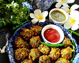 पालक मिक्स पकौड़ा (Palak mixed Pakoda recipe in hindi) रेसिपी चरण 6 फोटो