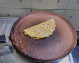 A picture of step 6 of Corn spinach quasadillas.