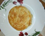 A picture of step 8 of Souffle Pancakes.