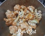 A picture of step 1 of Cauliflower Chaap.