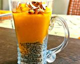 A picture of step 8 of Mango chia pudding.