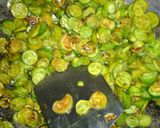 A picture of step 3 of Kundru fry.