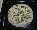 Spinach Alfredo pizza (homemade base) recipe step 7 photo