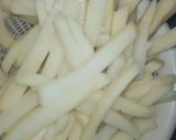 A picture of step 1 of Pizza fries 🍕 🍟.