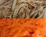 Foto langkah ke 1 dari resep Lumpia Ayam Jamur Pedas.
