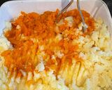 A picture of step 2 of Baked Sweet potato and White Potato Mashed:.