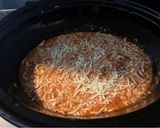 A picture of step 5 of Slow Cooker Beef & Cheese Pasta.