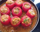 भरवा टमाटर (bharwa tamatar recipe in Hindi) रेसिपी चरण 5 फोटो