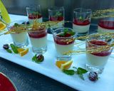 Hình bước làm 3 của món Pana cotta dâu ngọt ngào