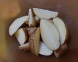 Foto langkah ke 2 dari resep Potato Wedges Panggang Teflon.