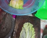 Foto langkah ke 2 dari resep Ayam cincang bbq gulung sawi.