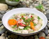 Hình bước làm 4 của món Canh Bóng Thả