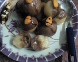 A picture of step 25 of Two In One brown semolina rasgulla.