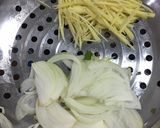 รูปขั้นตอนการทำที่ 1 ของ “ผัดขิงอกไก่”