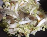 A picture of step 2 of Napa Cabbage with Meatballs and Eggs.