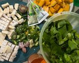 Foto langkah ke 1 dari resep Sayur Labu Kuning Tempe.