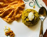 A picture of step 8 of Green Moong Dal Masala Khichadi In Pressure Cooker.