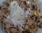 Foto del paso 6 de la receta Pasta de setas con champiñones y huevo