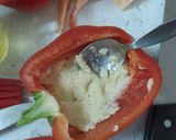 Foto del paso 8 de la receta: Morrón relleno de picadillo y puré de papa