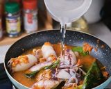 Foto langkah ke 5 dari resep Gulai cumi bunting padang.